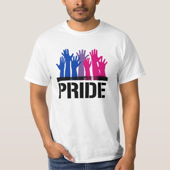 Camiseta Orgullo Bisexual Juntos (Anverso)
