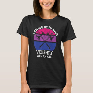 Camiseta Orgullo Bisexual Lgbt I Swing Ambas Formas Violent