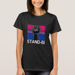 Camiseta Orgullo Bisexual Lgbt Stand Bi Queer No binario