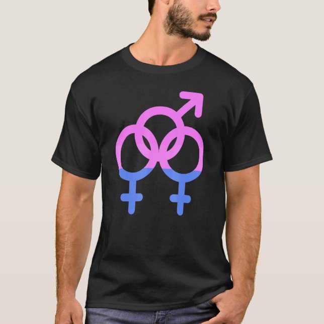 Camiseta Orgullo bisexual Lgbtqia Amor Apoyo Bi Hombres B (Anverso)