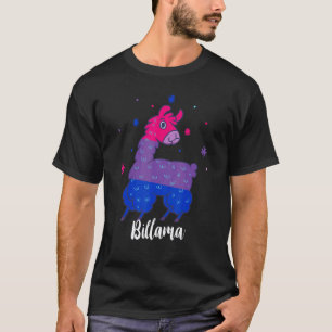 Camiseta Orgullo Bisexual Llama Bandera Bisexual Bisexualid