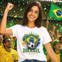 Orgullo Brasileño Fútbol Brasil Hincha Fútbol Bras