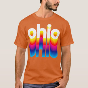 Camiseta Orgullo Buckeye Diseño Arcoiris Amo Ohio