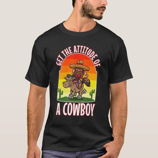 Camiseta Orgullo Caballo Oeste de Rodeo Rancho Campestre Bo (Anverso)