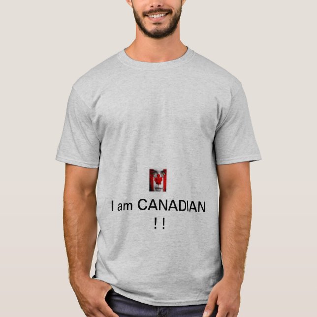 CAMISETA ORGULLO CANADIENSE (Anverso)