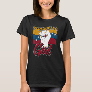 Camiseta Orgullo caraqueño latinas Chica venezolana