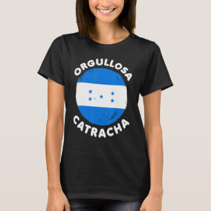 Camiseta Orgullo Catracha Bandera de Honduras Banderas Pr