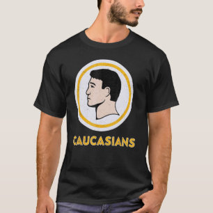 Camiseta Orgullo caucásico divertido vintage