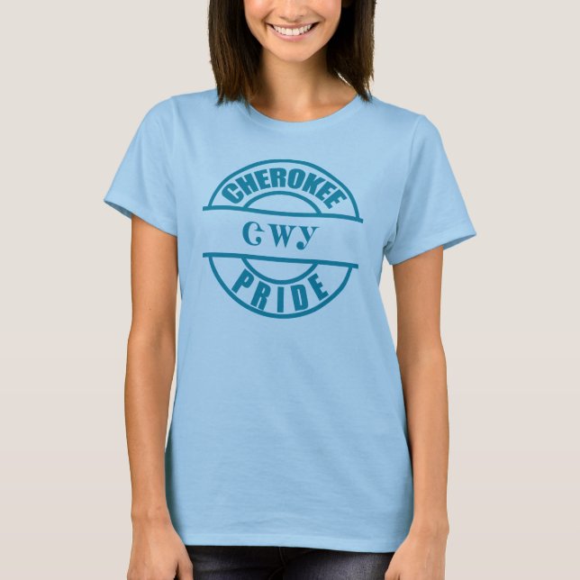 Camiseta Orgullo cherokee en trullo (Anverso)