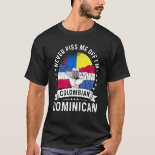 Camiseta Orgullo ciudadano humor dominicano bandera de Colo