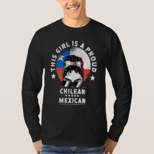 Camiseta Orgullo Ciudadano Mujer Niña Crece México Bandera 