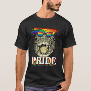 Camiseta Orgullo cocodrilo LGBTQ Bandera Arcoiris Mes de Ma