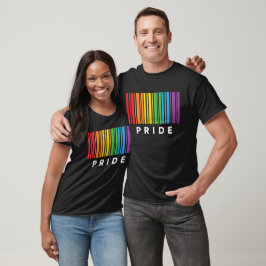 Camiseta Orgullo código de barras arcoiris LGBTQIA+ camiset