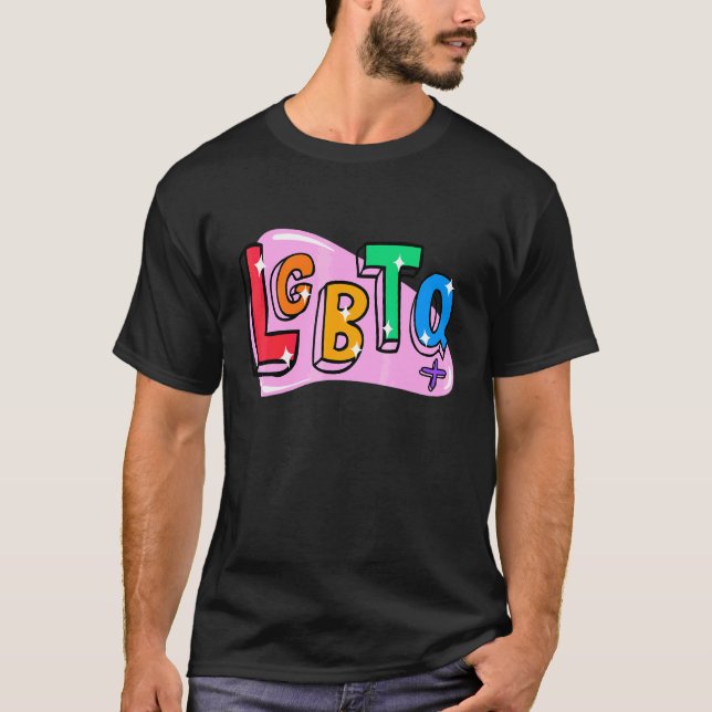 Camiseta Orgullo colorido LGBT LGBT Homosexual (Anverso)
