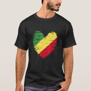 Camiseta Orgullo Congo Con Bandera Del Congo