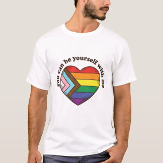 Camiseta Orgullo Corazón Puedes Ser Tú Mismo Conmi