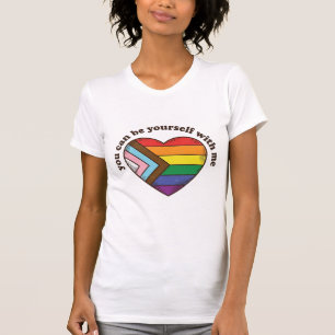 Camiseta Orgullo Corazón Puedes Ser Tú Mismo Conmi