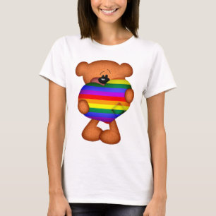 Camiseta Orgullo Corazón Teddy Oso