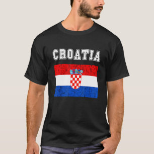 Camiseta Orgullo croata Bandera croata Raíz croata