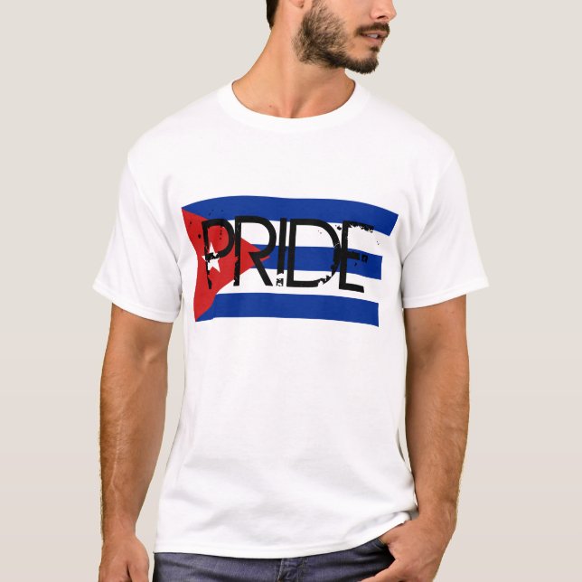 Camiseta Orgullo cubano (Anverso)