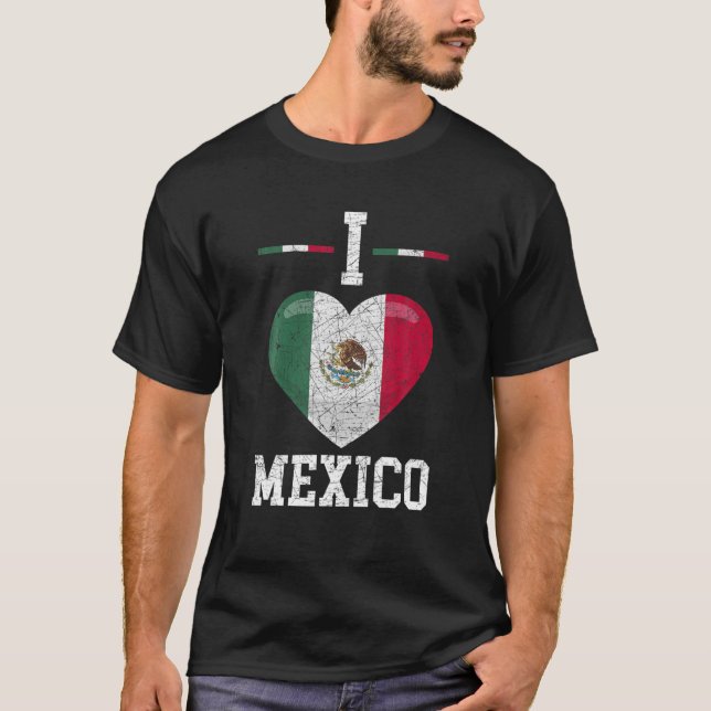 Camiseta Orgullo cultural mexicano: Herencia hispana de cor (Anverso)