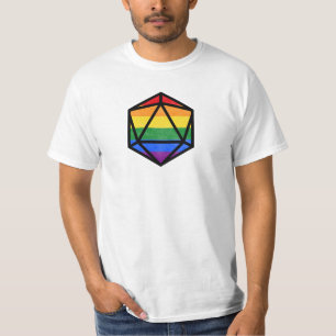 Camiseta Orgullo D20 para LGBTQ+