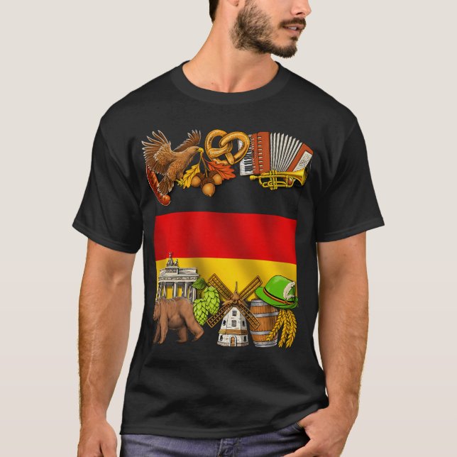 Camiseta Orgullo de Alemania (Anverso)