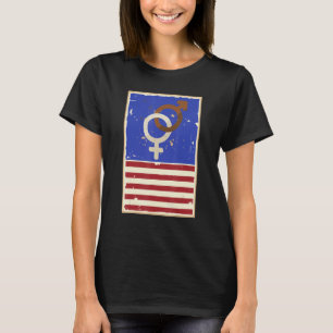 Camiseta Orgullo de amor gay USA LGBTQ+ estética linda