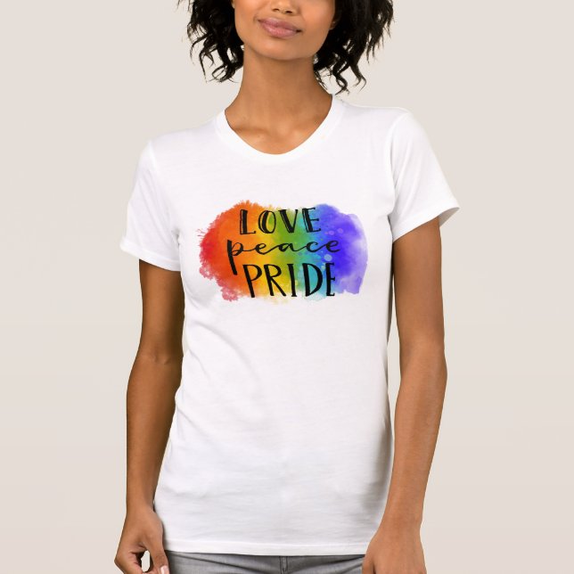 Camiseta Orgullo de amor por la paz (Anverso)