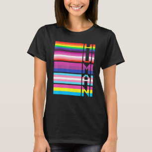 Camiseta Orgullo de apoyo a bandera arcoiris lgbt de derech