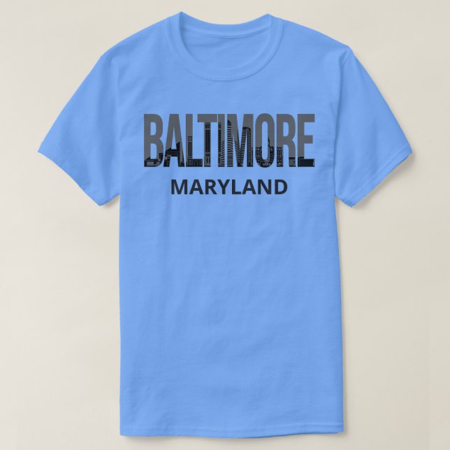 Camiseta Orgullo de Baltimore Maryland I (Diseño del anverso)