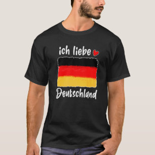 Camiseta Orgullo de bandera de Alemania Vintage para hombre