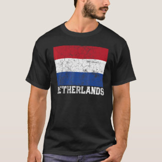 Camiseta Orgullo de bandera de los Países Bajos Roots País