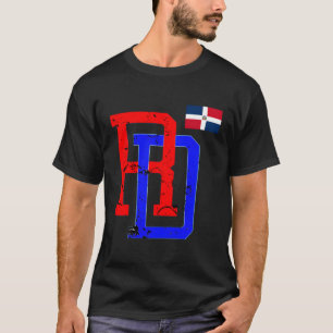Camiseta Orgullo De Bandera Rata De República Dominicana-Do