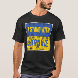 Camiseta Orgullo de bandera ucraniana vintage