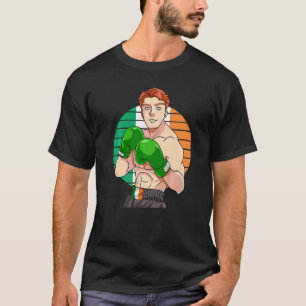Camiseta Orgullo de boxeo irlandés bandera de Irlanda vinta