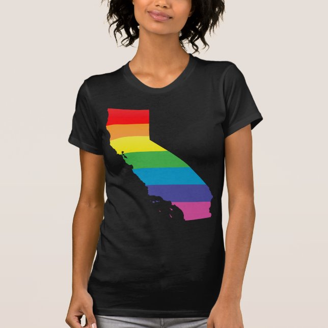 Camiseta orgullo de california. (Anverso)