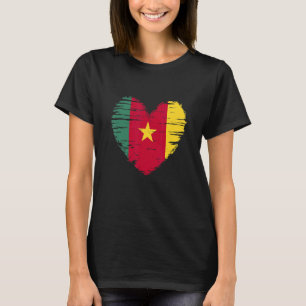 Camiseta Orgullo de Cameron Corazón de Cameron Bandera de C
