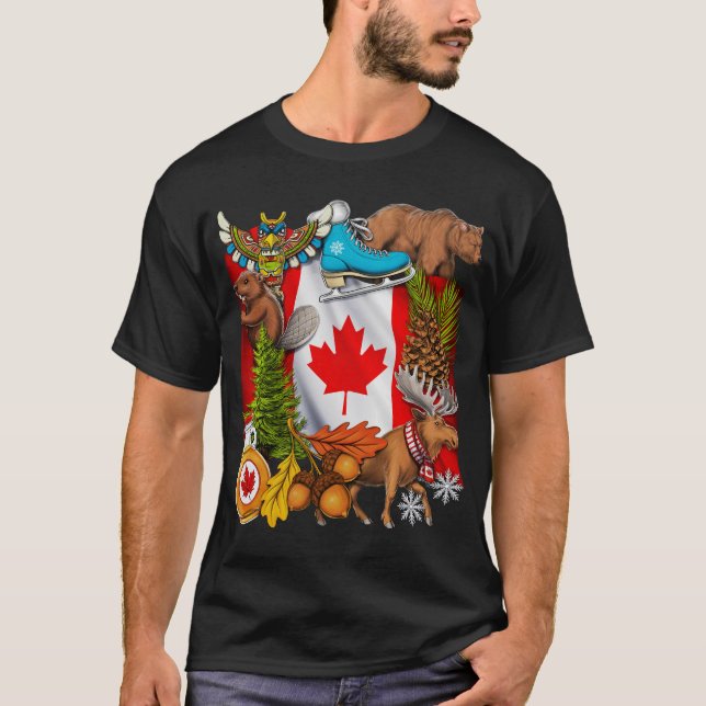Camiseta Orgullo de Canadá (Anverso)