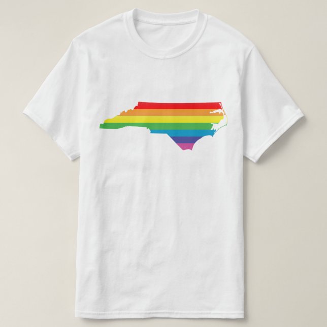 Camiseta orgullo de carolina del Norte. (Diseño del anverso)