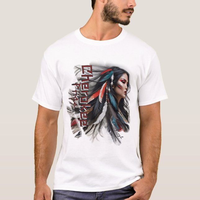 Camiseta Orgullo de Cherokee 4 (Anverso)