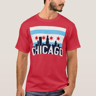 Camiseta Orgullo de Chi Town de la Bandera de Chicago
