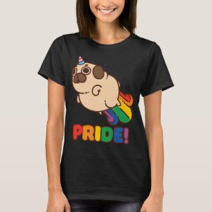 Camiseta Orgullo de chistes de perros de Pugs Comunidad LGB