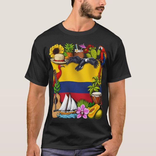 Camiseta Orgullo de Colombia (Anverso)