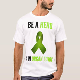 Camiseta Orgullo de Conciencia de Donante Héroe de Apoyo Un