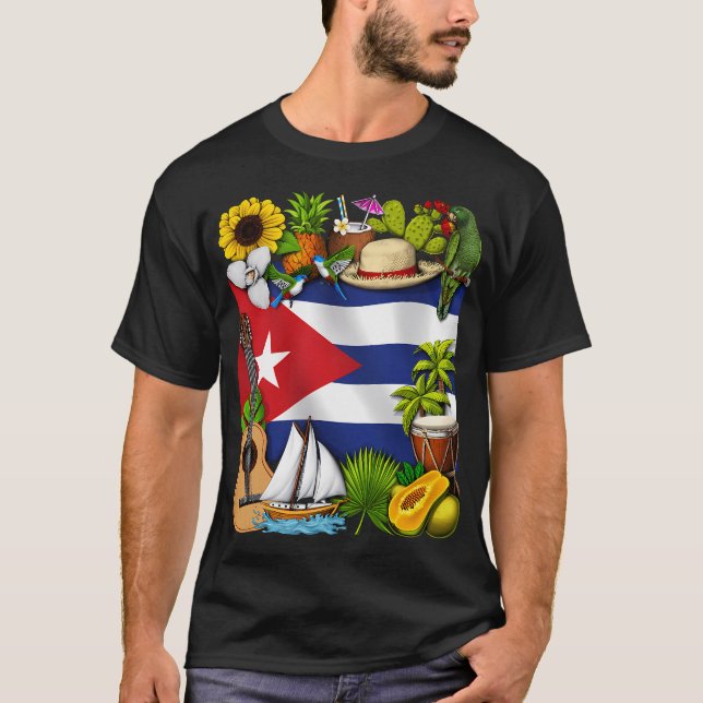 Camiseta Orgullo de Cuba (Anverso)