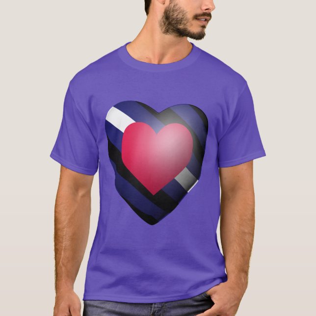 CAMISETA ORGULLO DE CUERO CORAZÓN (Anverso)