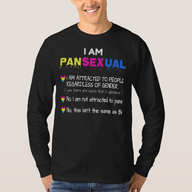 Camiseta Orgullo de definición pansexual Lgbt Tee (Anverso)