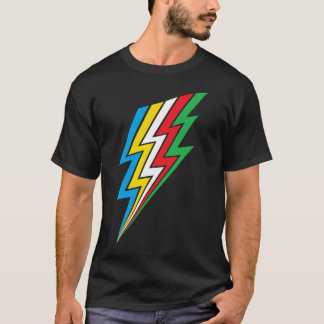 Camiseta Orgullo de discapacidad de relámpago de bandera de