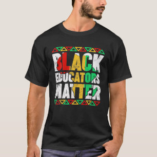 Camiseta Orgullo de educadores negros importa el mes de la